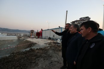 Koca, Büyükşehir’in  hastanesini inceledi