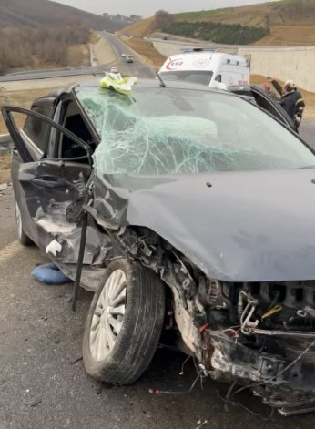 Aynı belediyeden 3 müdür kazada yaralandı