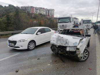 23 aracın karıştığı kazalarda 11 yaralı