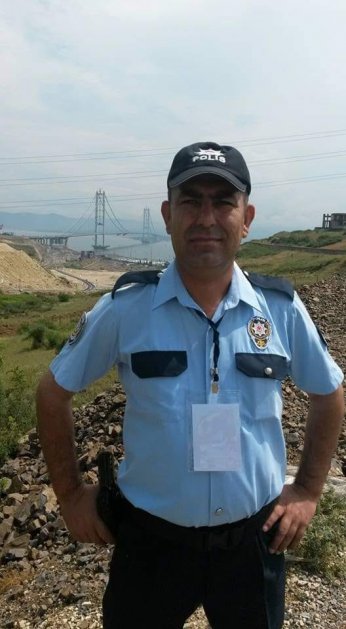 Yaşamını yitiren polis,  törenle uğurlandı