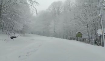 Eriklitepe’de kar kalınlığı 30 santimi aştı