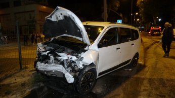 Gölcük’te facianın eşiğinden dönülen kazada 2 yaralı