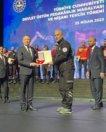 GESOTİM, madalya  ile onurlandırıldı