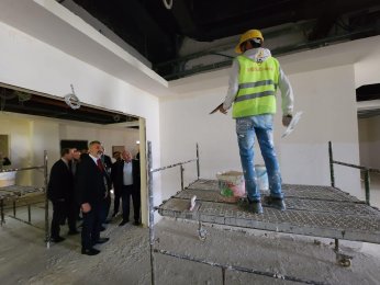 Yeni hastanede çalışmalar başladı