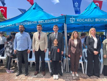 Çocuklar şenlikte  doyasıya eğlendi