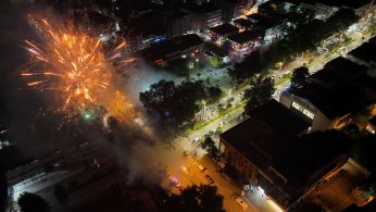 19 Mayıs kutlamaları fener alayı ile taçlandı