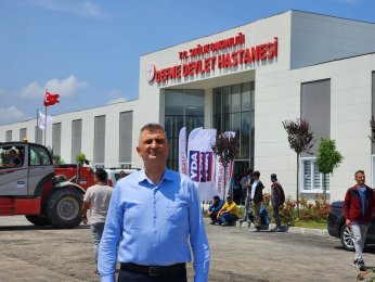 Sezer Defne’de hastane açılışına katıldı