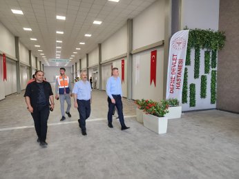 Sezer Defne’de hastane açılışına katıldı