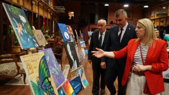 Gölcüklü öğrencilerin  sanat şöleni mest etti