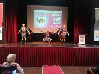 GÖLMEK yıl sonu sergisi açıldı