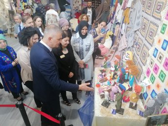 Eserler, sergide beğeniye sunuldu