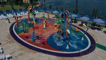 Çift kaydıraklı aquapark açıldı