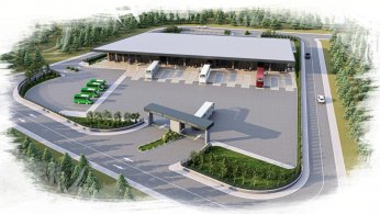 Büyükakın terminal  inşaatını inceledi