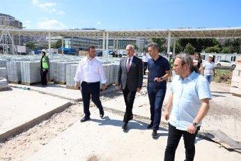 Gündoğdu, Milli İrade Meydanı’nı inceledi