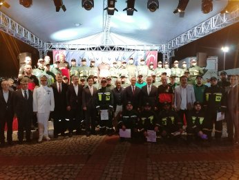 Deprem şehitleri dualarla anıldı