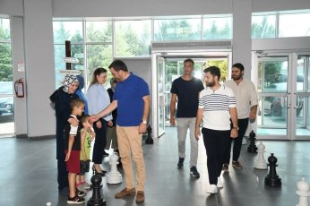 Başkan Özlü sporcularla buluştu