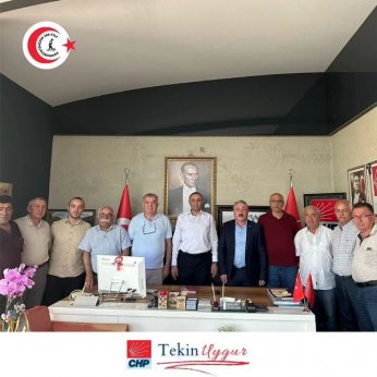 Tekin Uygur ziyaretlerini sürdürüyor