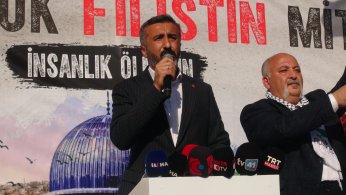 Binlerce kişi İsrail'e tepki için sokağa döküldü