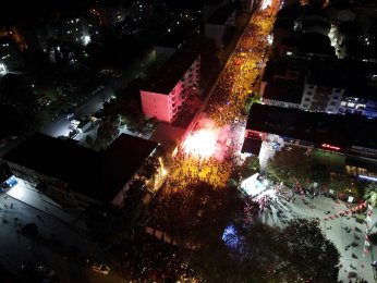 Gölcük’te fener alayı coşkusu