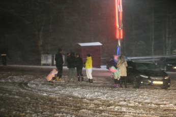 Kartepe'ye kar yağdı