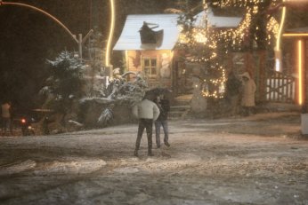 Kartepe'ye kar yağdı