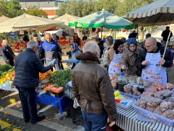 Yüzbaşılar Pazarı’nda anlamlı etkinlik