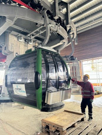 Teleferik projesinde sona yaklaşılıyor