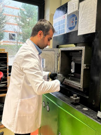 Dip çamurundan balata üretildi