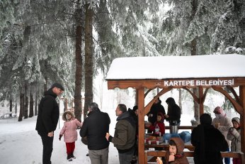 Kartepe’ye kazandırılan mesire alanına yoğun ilgi