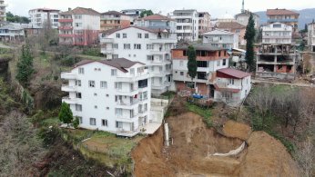 Bölgenin son hali havadan görüntülendi