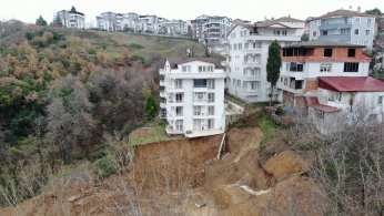 Bölgenin son hali havadan görüntülendi