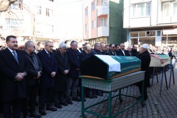 Büyükakın’ın kayınpederi son yolculuğuna uğurlandı