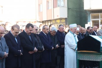 Büyükakın’ın kayınpederi son yolculuğuna uğurlandı