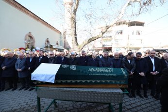 Büyükakın’ın kayınpederi son yolculuğuna uğurlandı
