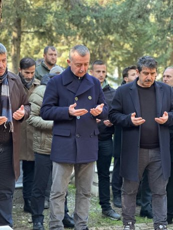 Büyükakın’ın kayınpederi son yolculuğuna uğurlandı