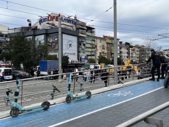 Şüpheli çanta tramvay seferlerini aksattı