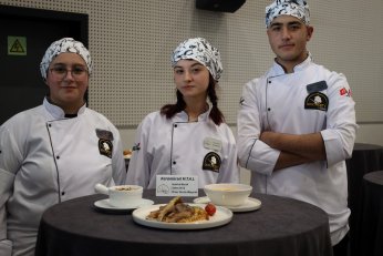 Geleceğin şefleri hünerlerini sergiledi