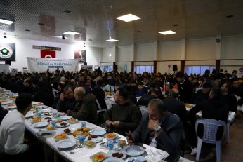 Büyükakın, sanayi esnafıyla iftar yaptı
