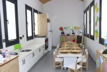 Büyükakın, Lokomotif Köy’de çocuklarla buluştu