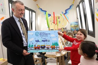 Büyükakın, Lokomotif Köy’de çocuklarla buluştu