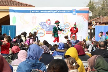 Büyükakın, Lokomotif Köy’de çocuklarla buluştu