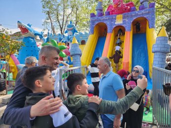 Çocuklar bayram coşkusunu Anıtpark’ta yaşadı