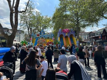 Çocuklar bayram coşkusunu Anıtpark’ta yaşadı