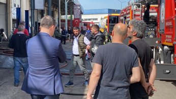 Gölcük Sanayi Sitesi’nde korkutan yangın