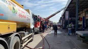 Gölcük Sanayi Sitesi’nde korkutan yangın