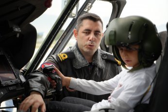 Çocuklar, gurur ve mutluluğu yaşadı