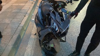 Yaralı arkadaşını bırakıp kaçtığı kaza yerine geldi