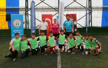 Miniklerin futbol turnuvası sona erdi