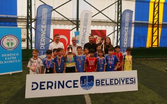 Miniklerin futbol turnuvası sona erdi
