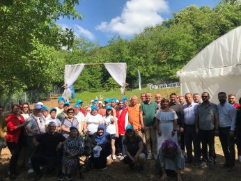 Özel çocuklar doğayla iç içe